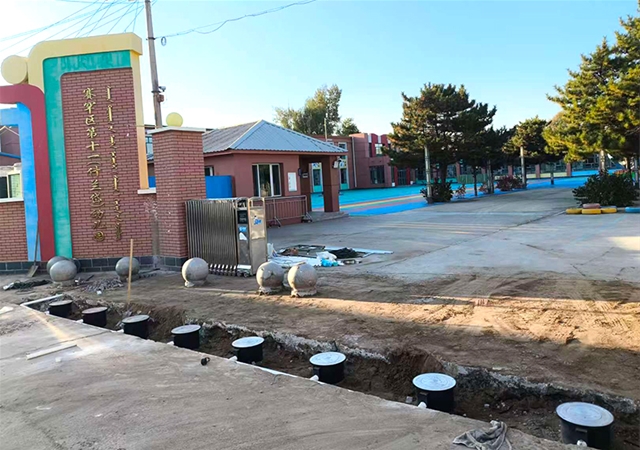 呼和浩特市赛罕区第十一幼儿园施工中